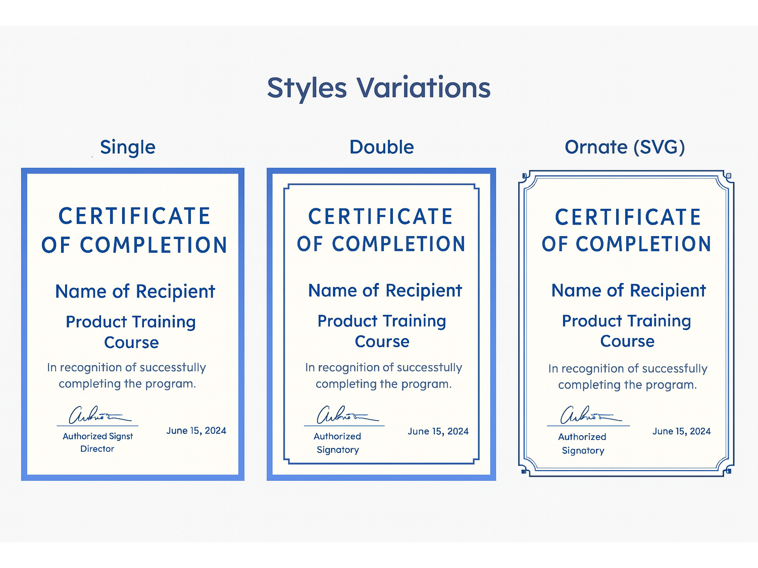 Flexible layouts & borders
